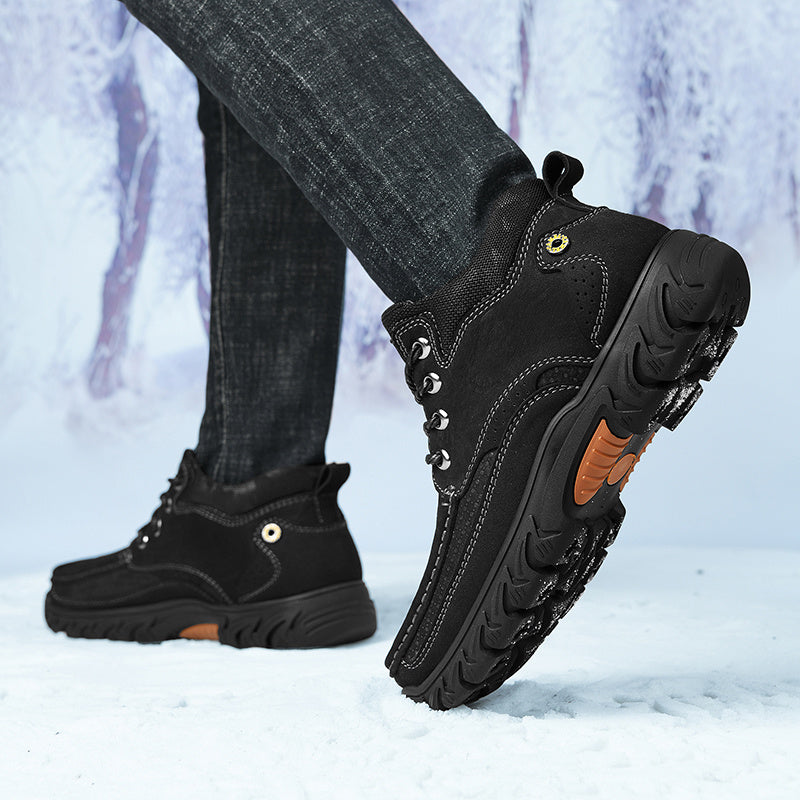 Men's Casual Short Boots for Outdoor Comfort and Support
