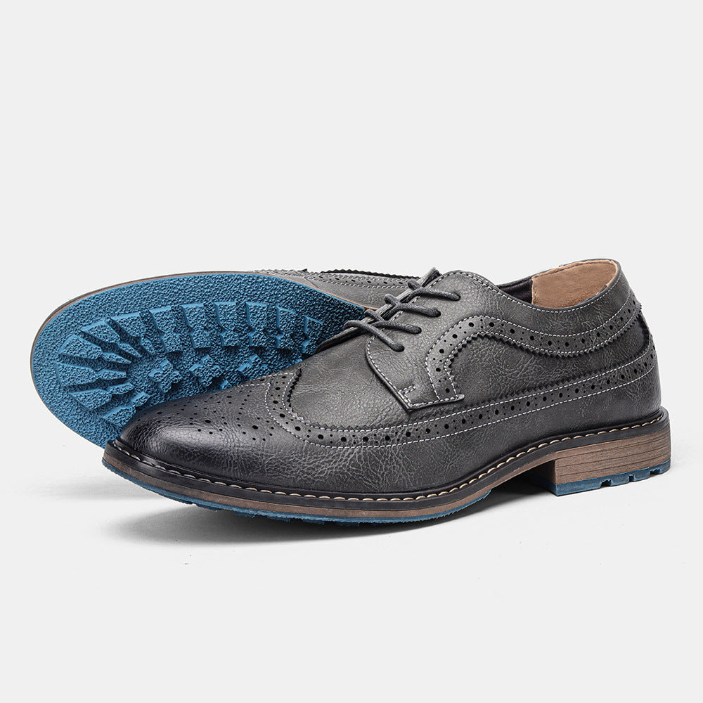 Men's Premium Leather Brogue Dress Shoes