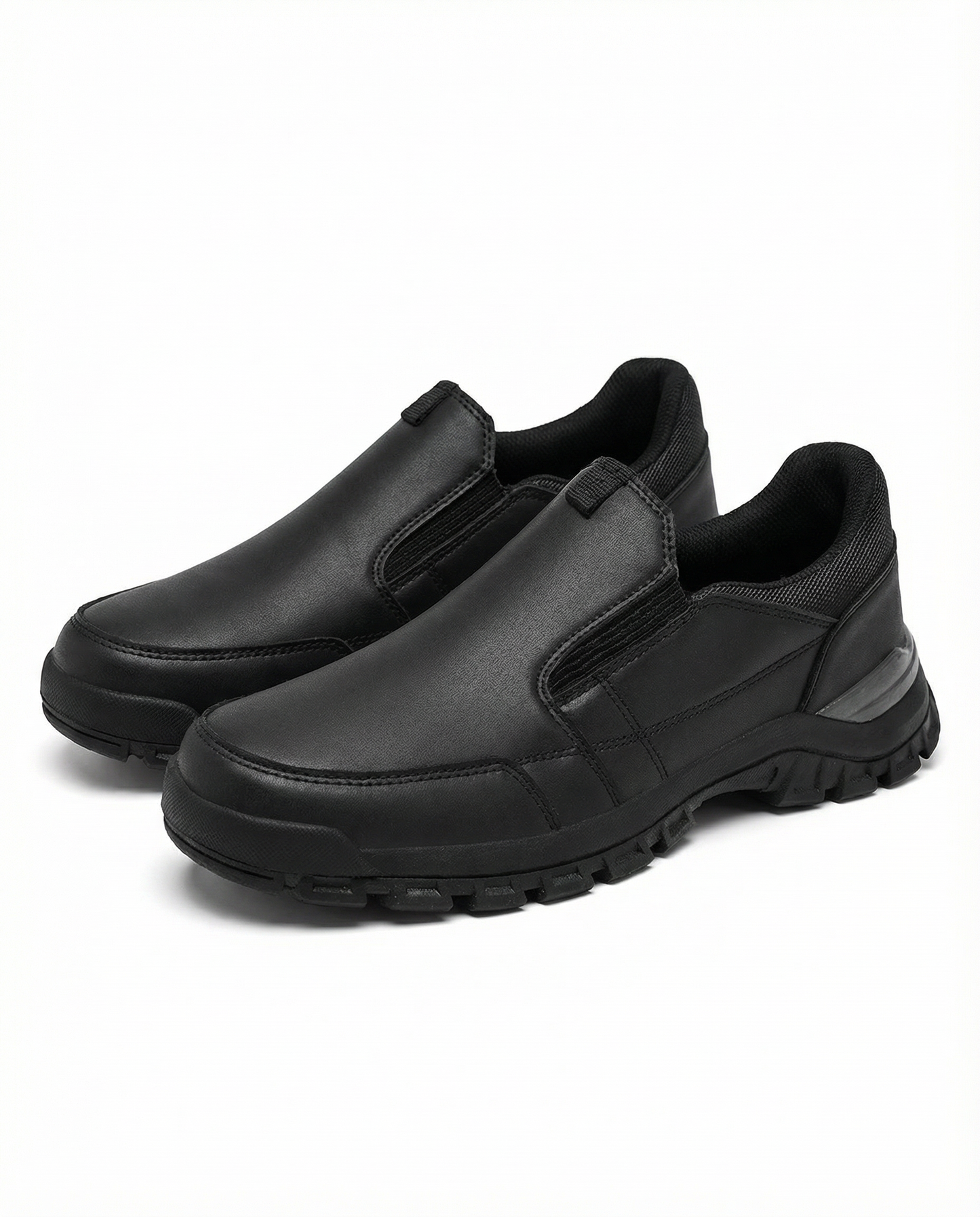 Men's Slip-On Loafers with Durable Lug Sole