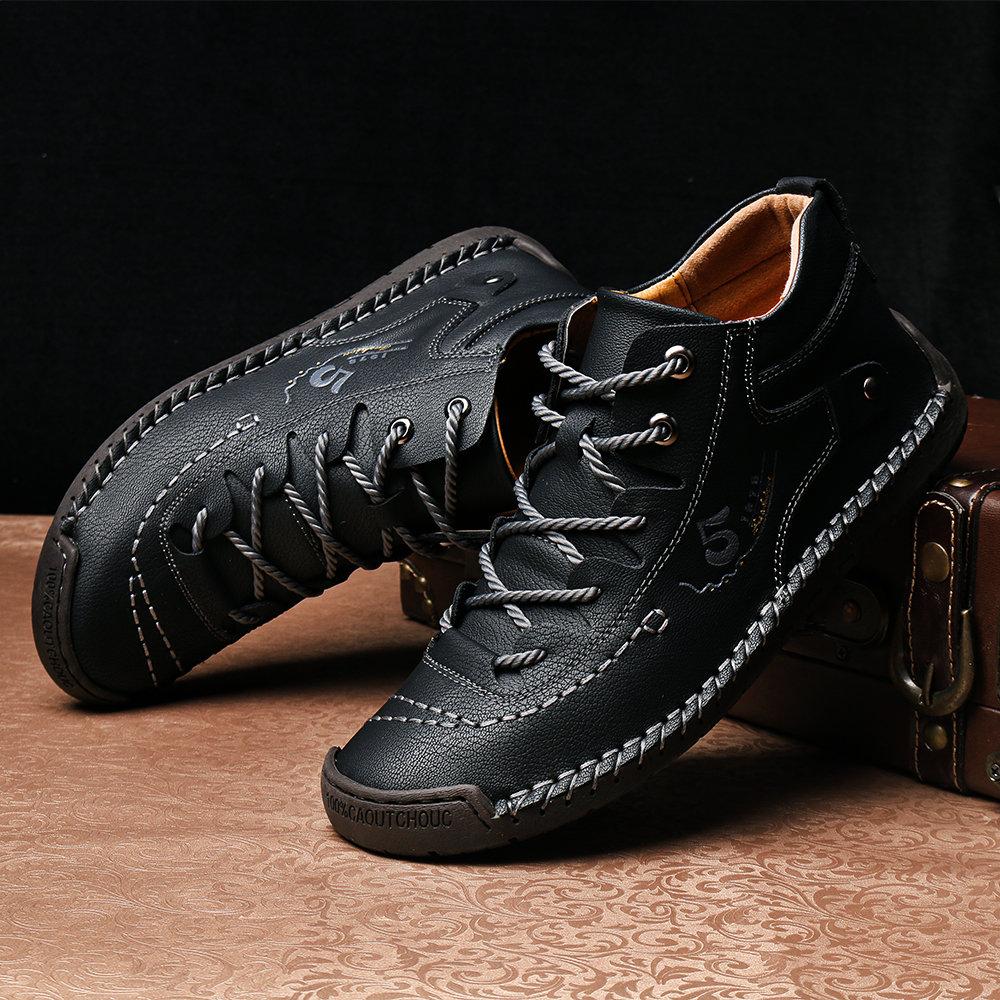 Men's Premium Hand Stitched High-Top Boots