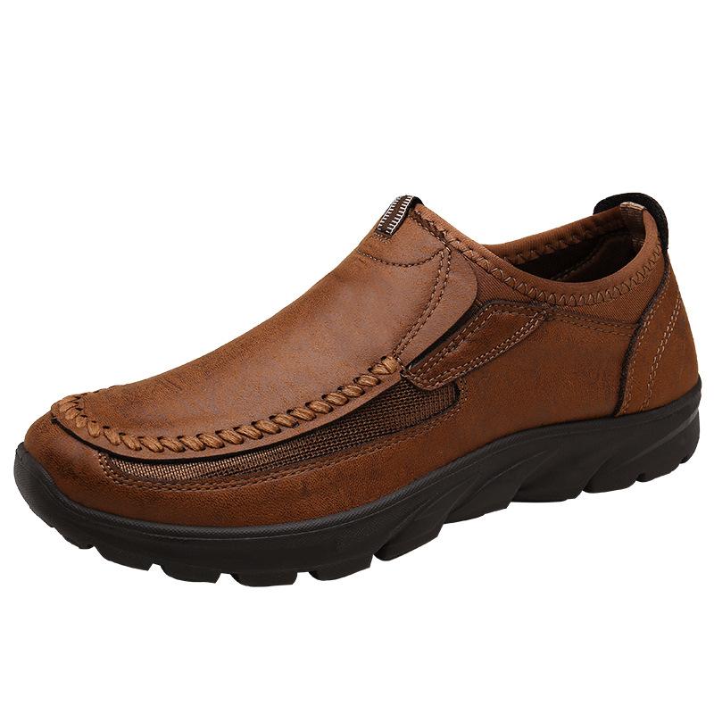 Men's Orthopedic Casual Walking Shoes with Slip-Resistant Sole and Breathable Upper