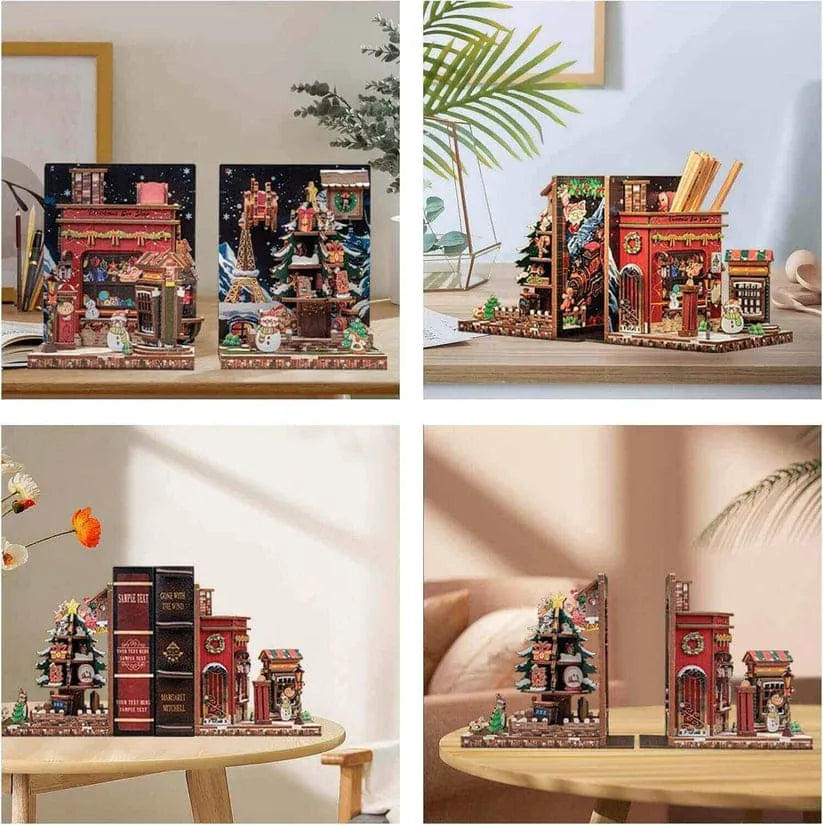 DIY Mini Christmas Bookend Building Kit