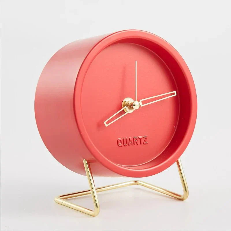 Minimalist Quartz Wall Clock with Silent Face