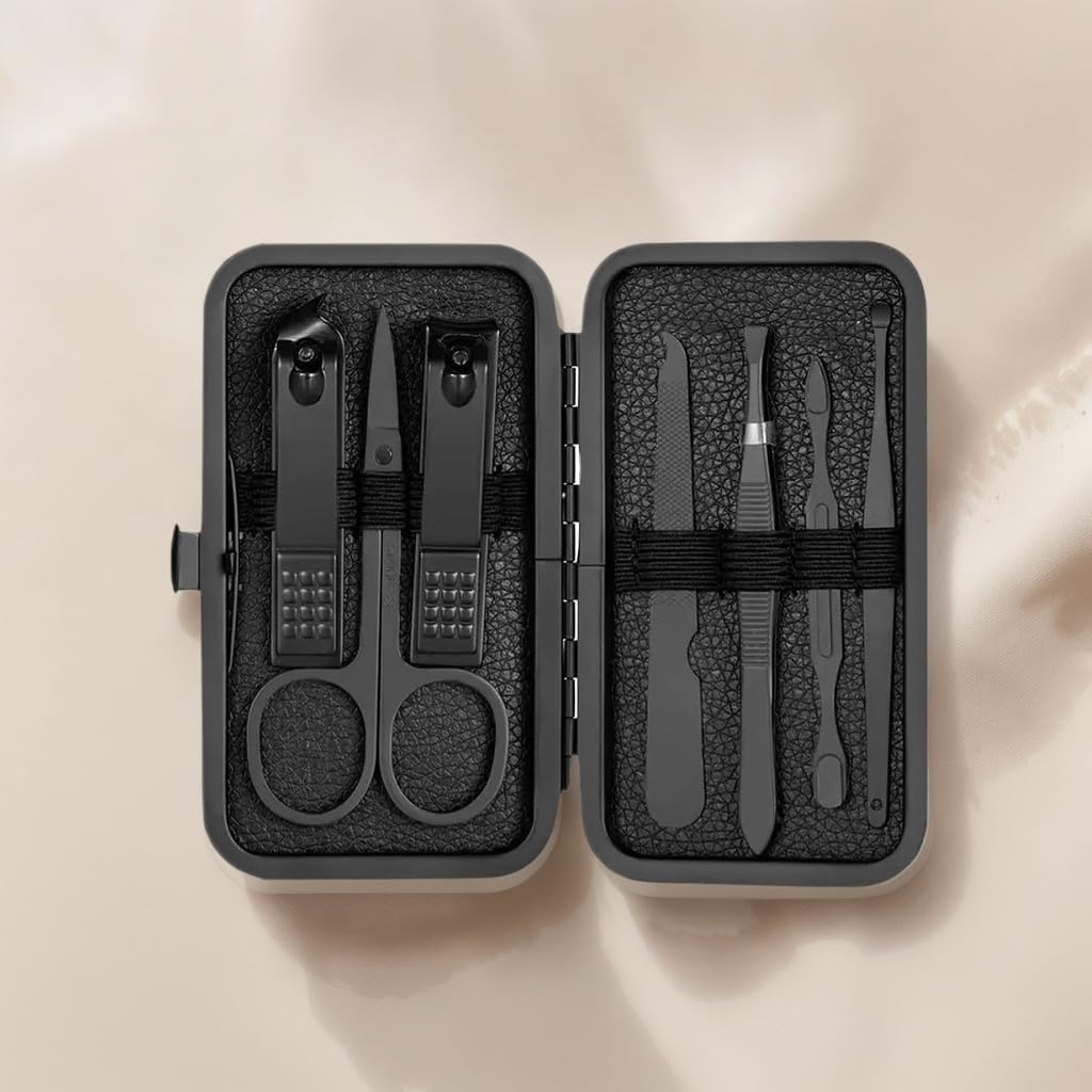 Professional Nail Care Set with Precision Tools and Travel Case