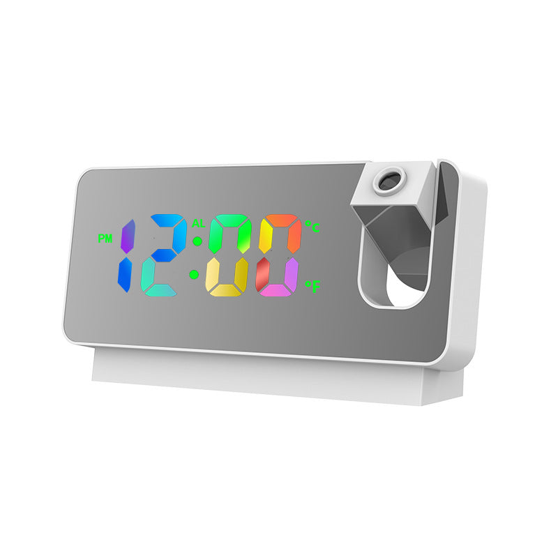 LED Projection Alarm Clock with Clear Time Display