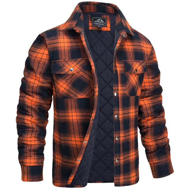 Luxurious Flannel Jacket for Men - Warm, Stylish, Modern Fit