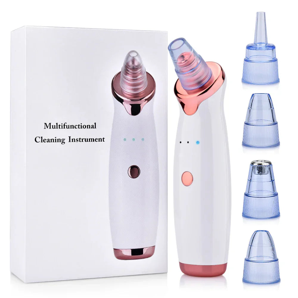 Vacuum Skincare Device for Blackhead and Acne Removal