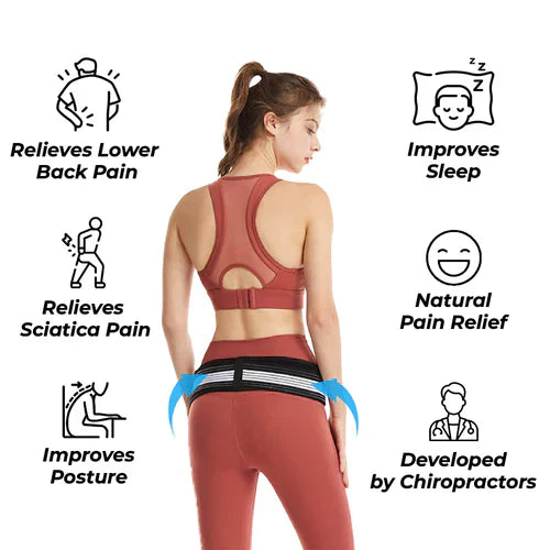 Sciatica Pain Relief Compression Belt for Lower Back Discomfort