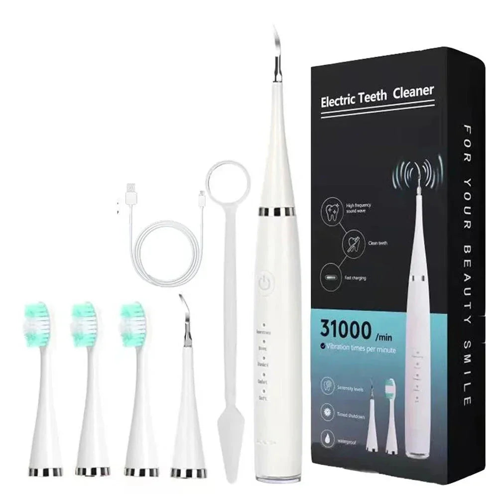 Portable Sonic Tooth Cleaner and Whitening Irrigator for Healthy Gums