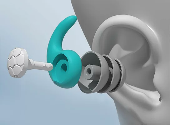 Noise Cancelling Reusable Silicone Earplugs for Sleep