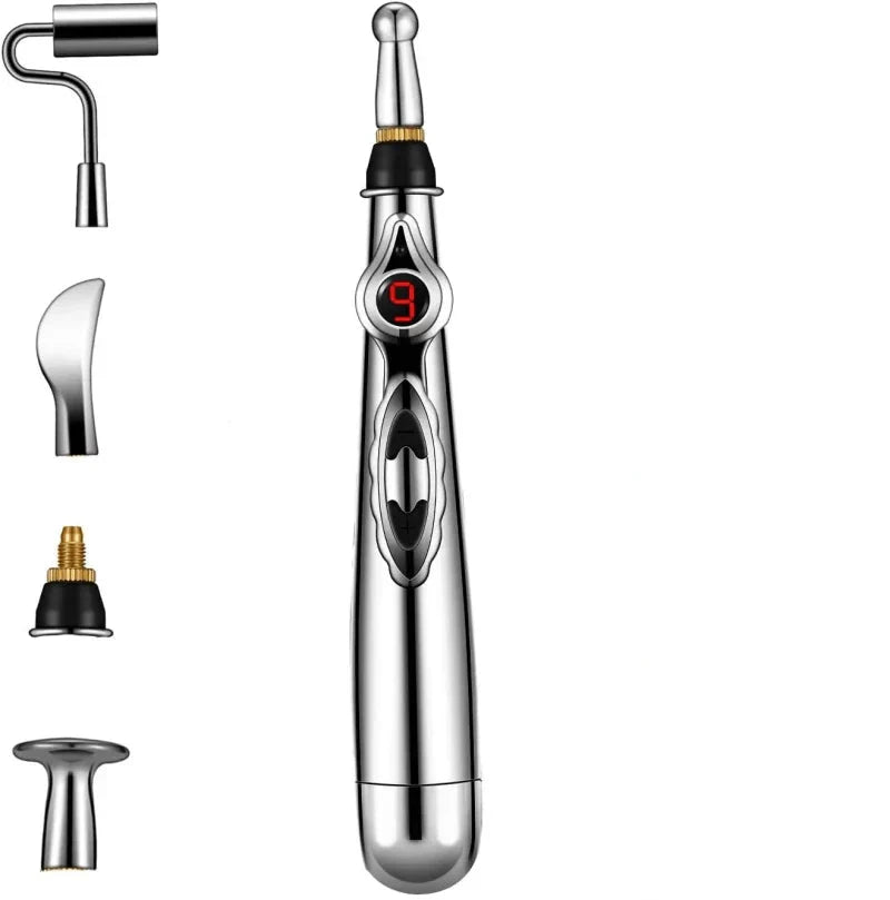 Rechargeable Electronic Acupuncture Massage Pen for Pain Relief