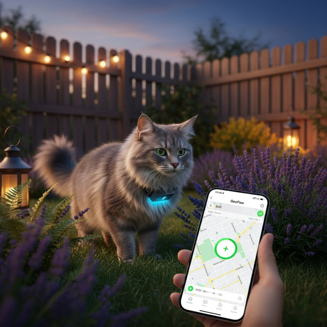 Waterproof GPS Tracker Collar for Dogs and Cats