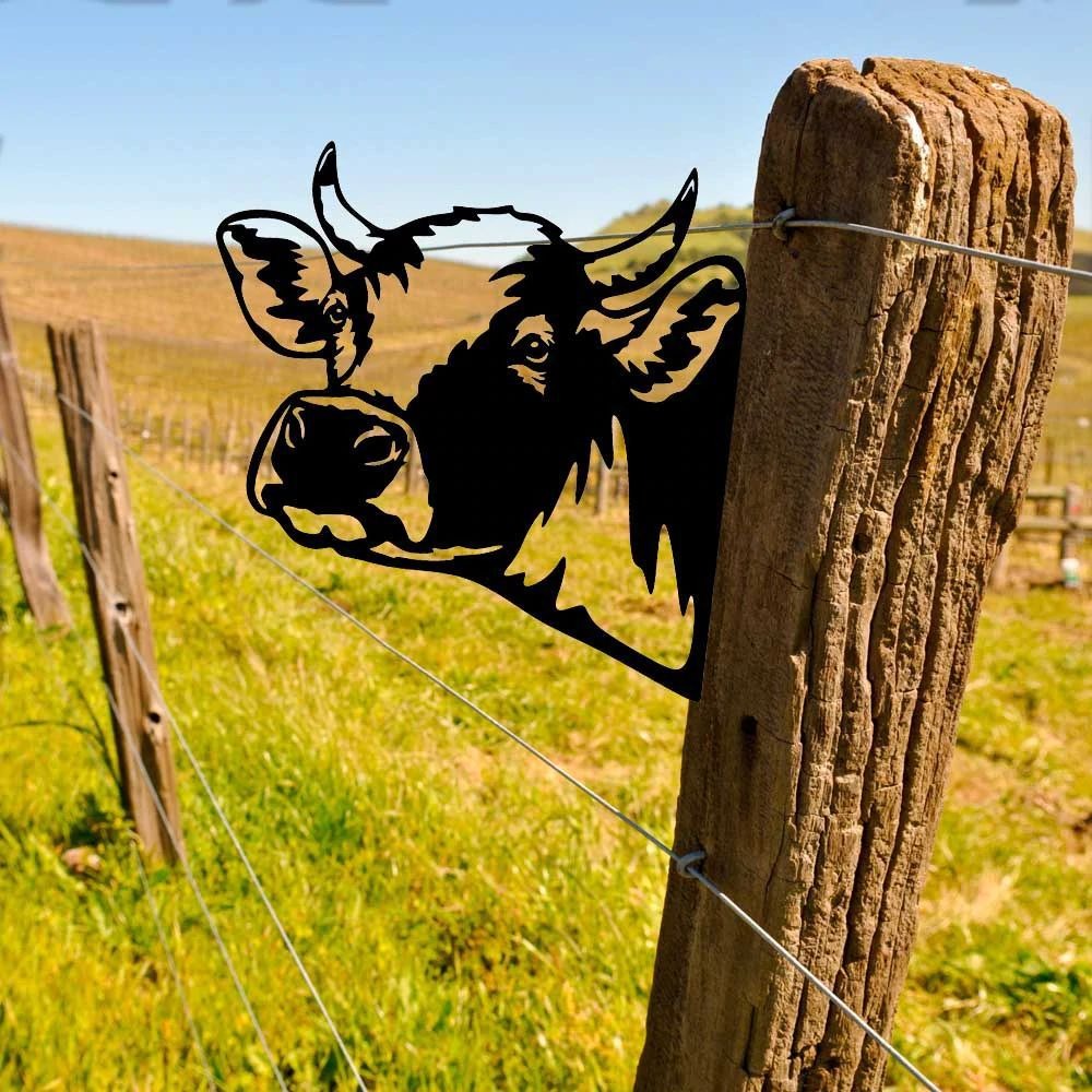 Metal Garden Cow or Goat Artwork