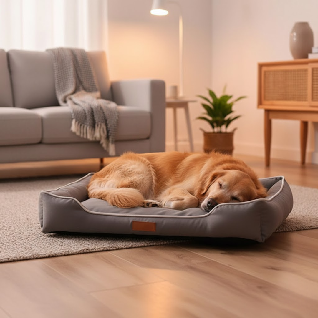 Orthopedic Dog Bed with Non-Slip Bottom and Removable Cover
