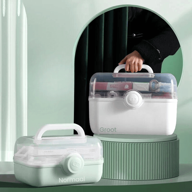 Compact Travel Medicine Organizer