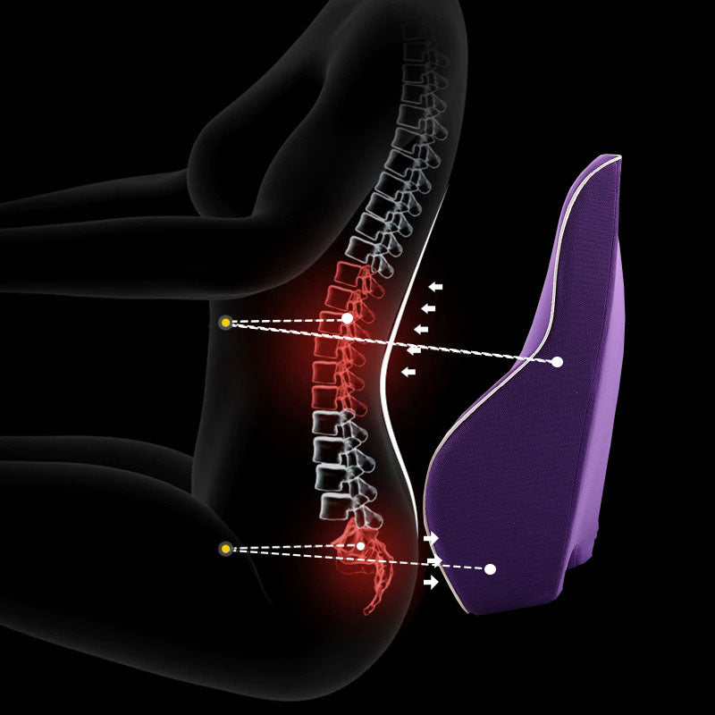Ergonomic Lumbar Support Cushion for Office and Car