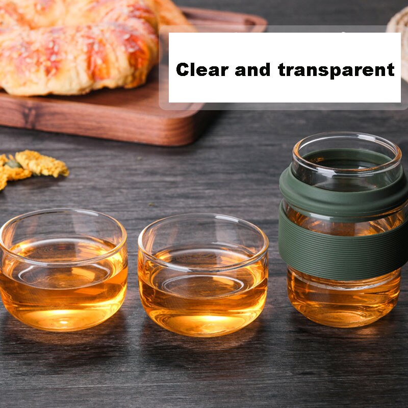 Mini Heat-Resistant Glass Travel Teapot