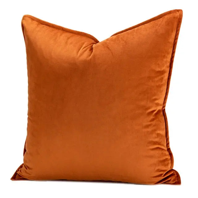 Elegant Velvet Cushion Cover with Refined Details