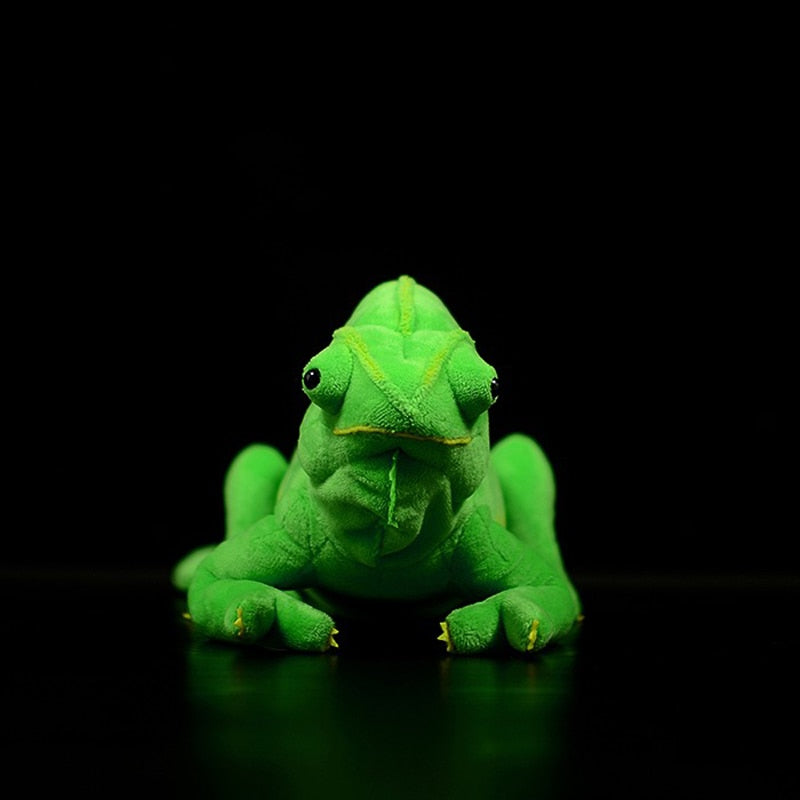 Green Chameleon Plush Stuffed Toy for Ages 3+