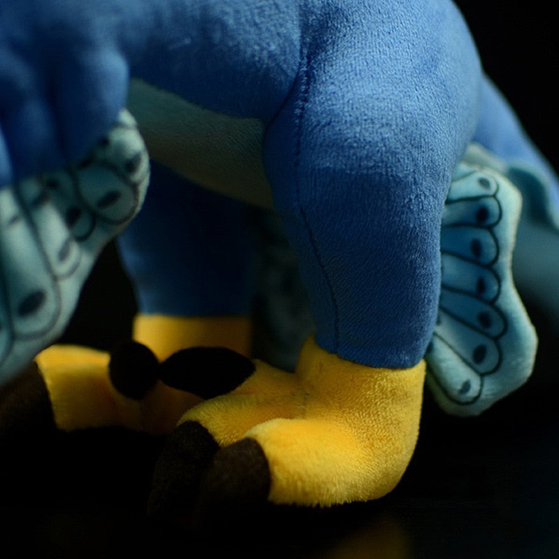 Microraptor Dinosaur Plush Stuffed Toy - 17.7" Blue Soft Toy