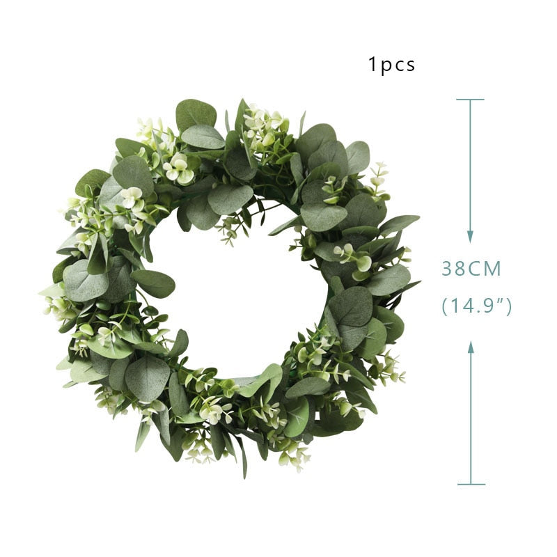 Artificial Eucalyptus Wreath for Home Decor
