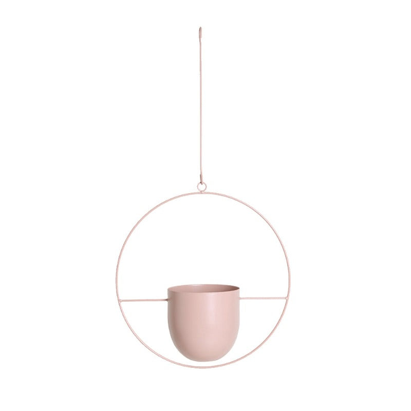 Hanging Metal Plant Pot Holder in Gardudu Colors
