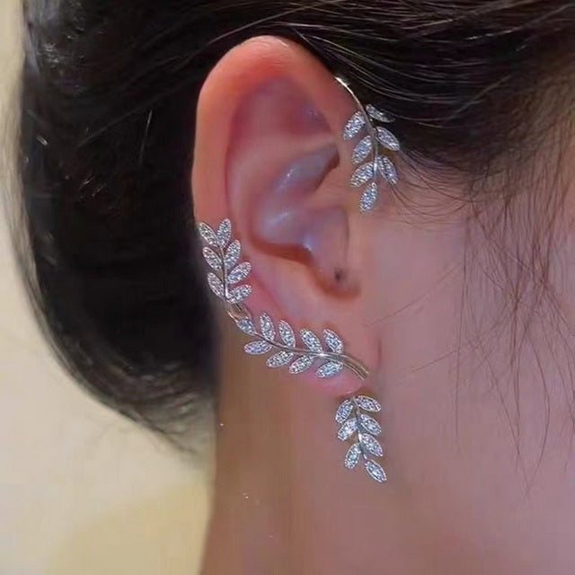 Cubic Zirconia Clip On Earrings for Women