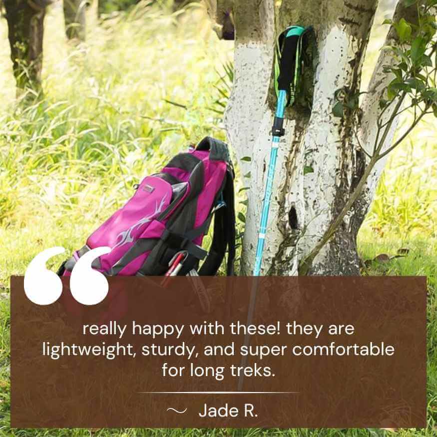 Adjustable Ergonomic Aluminum Trekking Poles