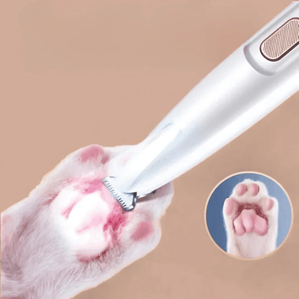 Quiet Electric Dog Clipper with LED Light and Waterproof Design