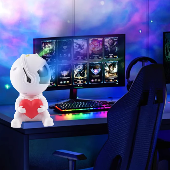 Astronaut Galaxy Night Light Projector with Remote Control