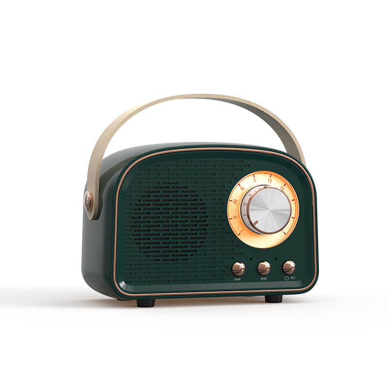 Retro Bluetooth Speaker with 45mm Speaker and 8-Hour Battery Life