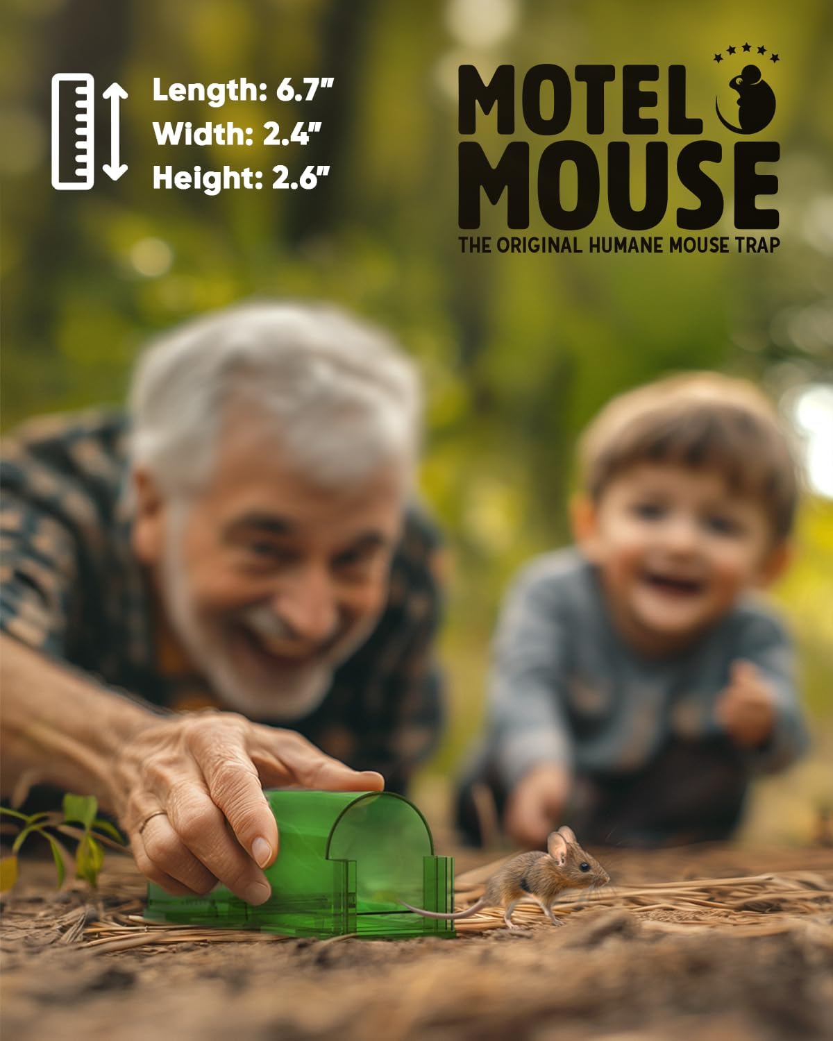Humane Mouse Traps 4-Pack with Touch-Free Release