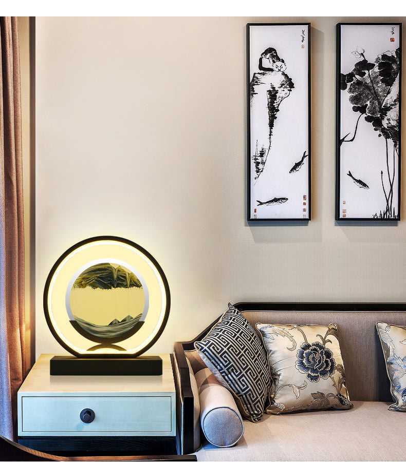 Premium LED Touch Control Sand Lamp - Modern Decorative Lighting