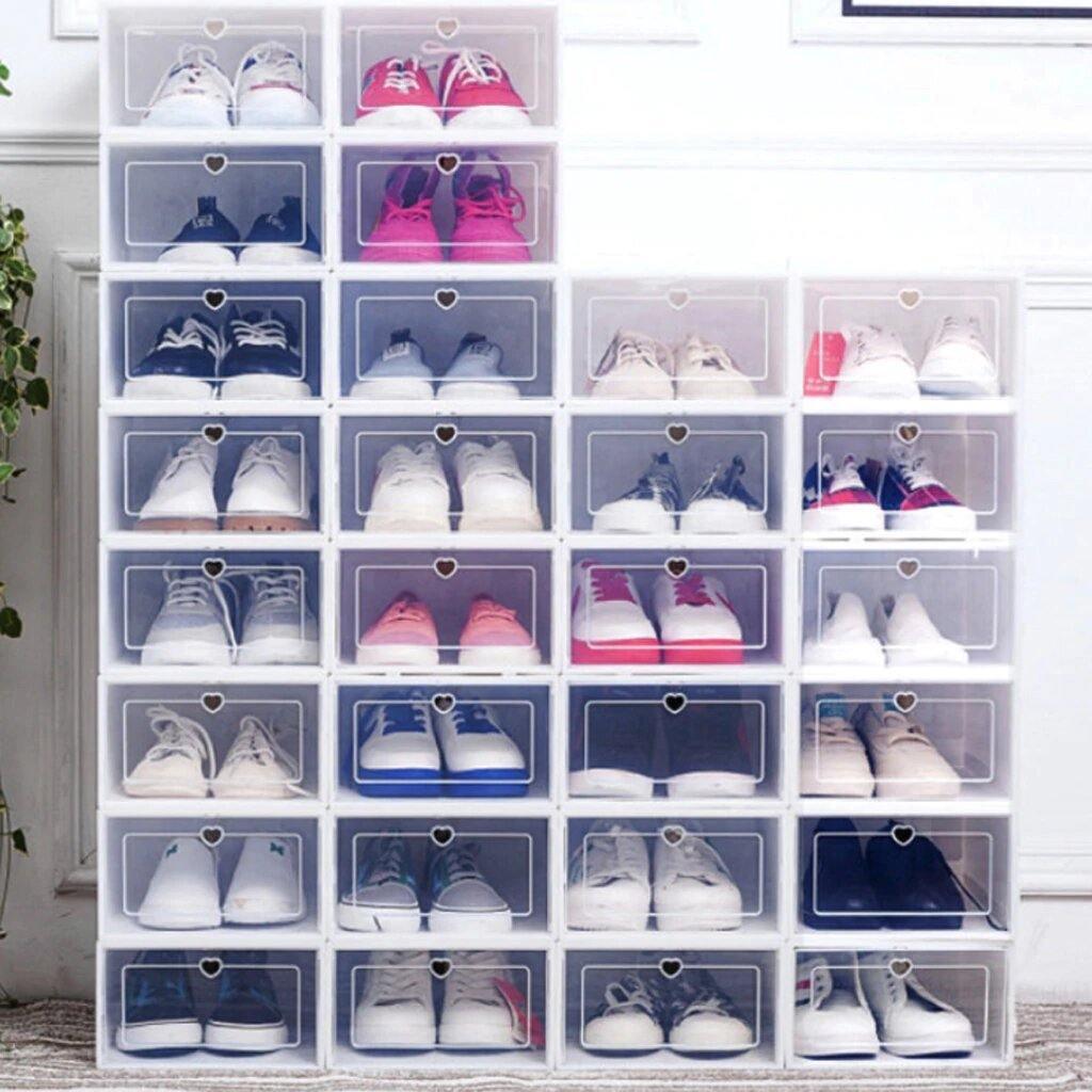 Modular Transparent Shoe Storage Box