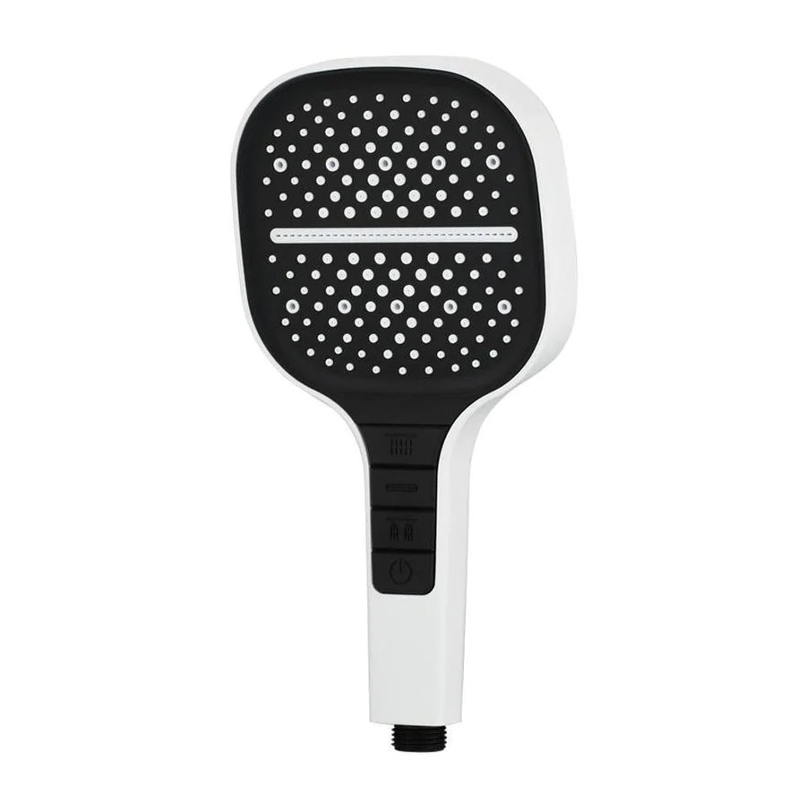 7-Stage High-Pressure Showerhead with Adjustable Spray Settings
