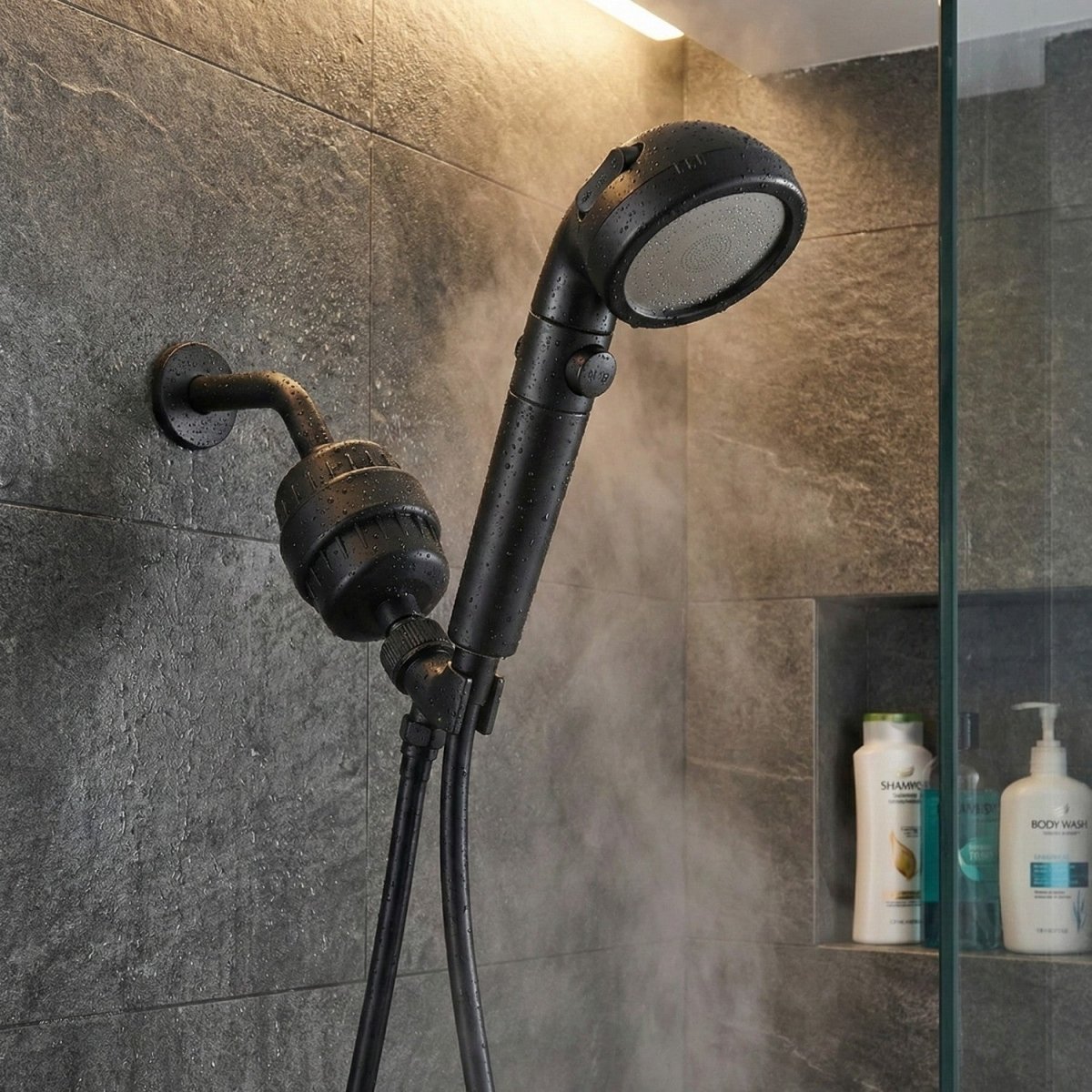Mineral Filtration Shower Head with 3 Spray Modes