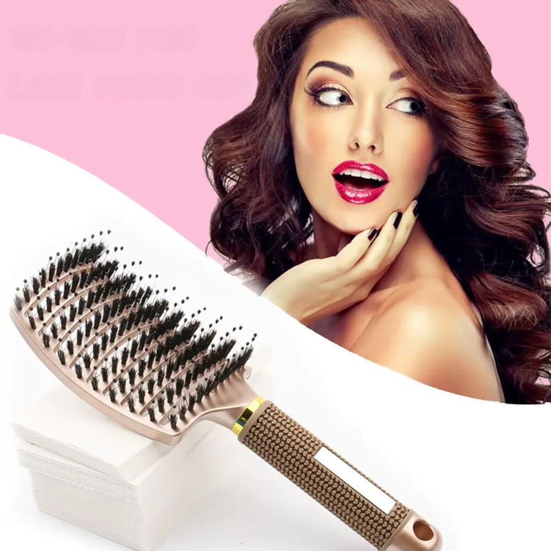 Ventilated Detangling Brush for Fast Drying and Heat Protection