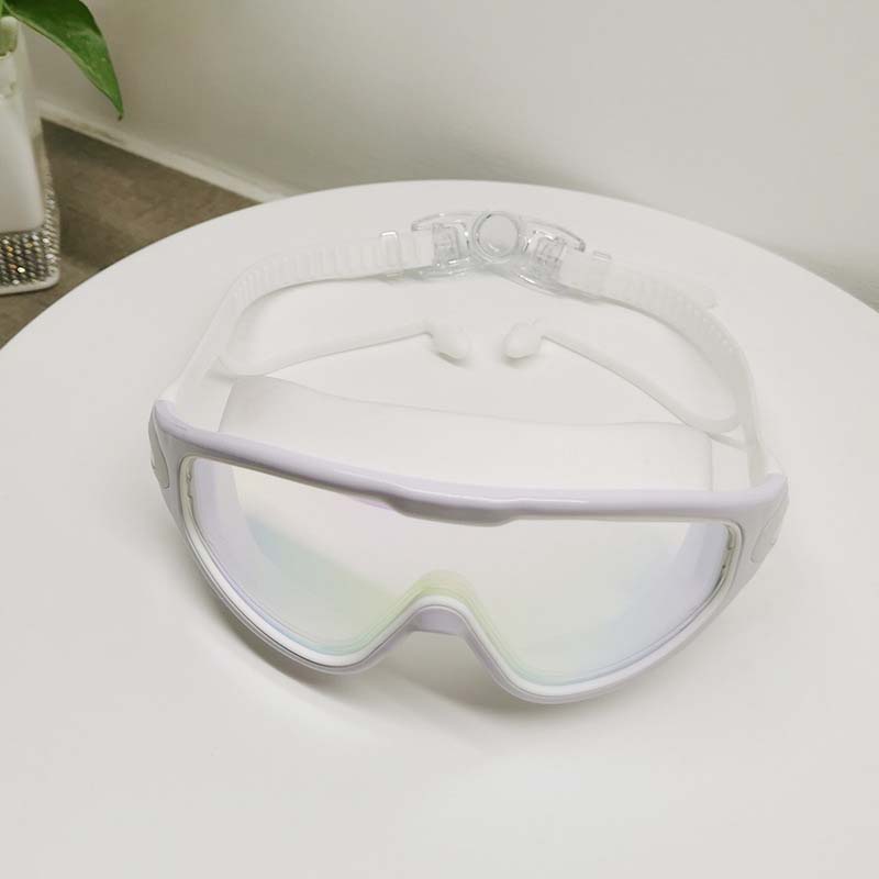 Anti-Fog Silicone Swim Goggles with Wide Vision