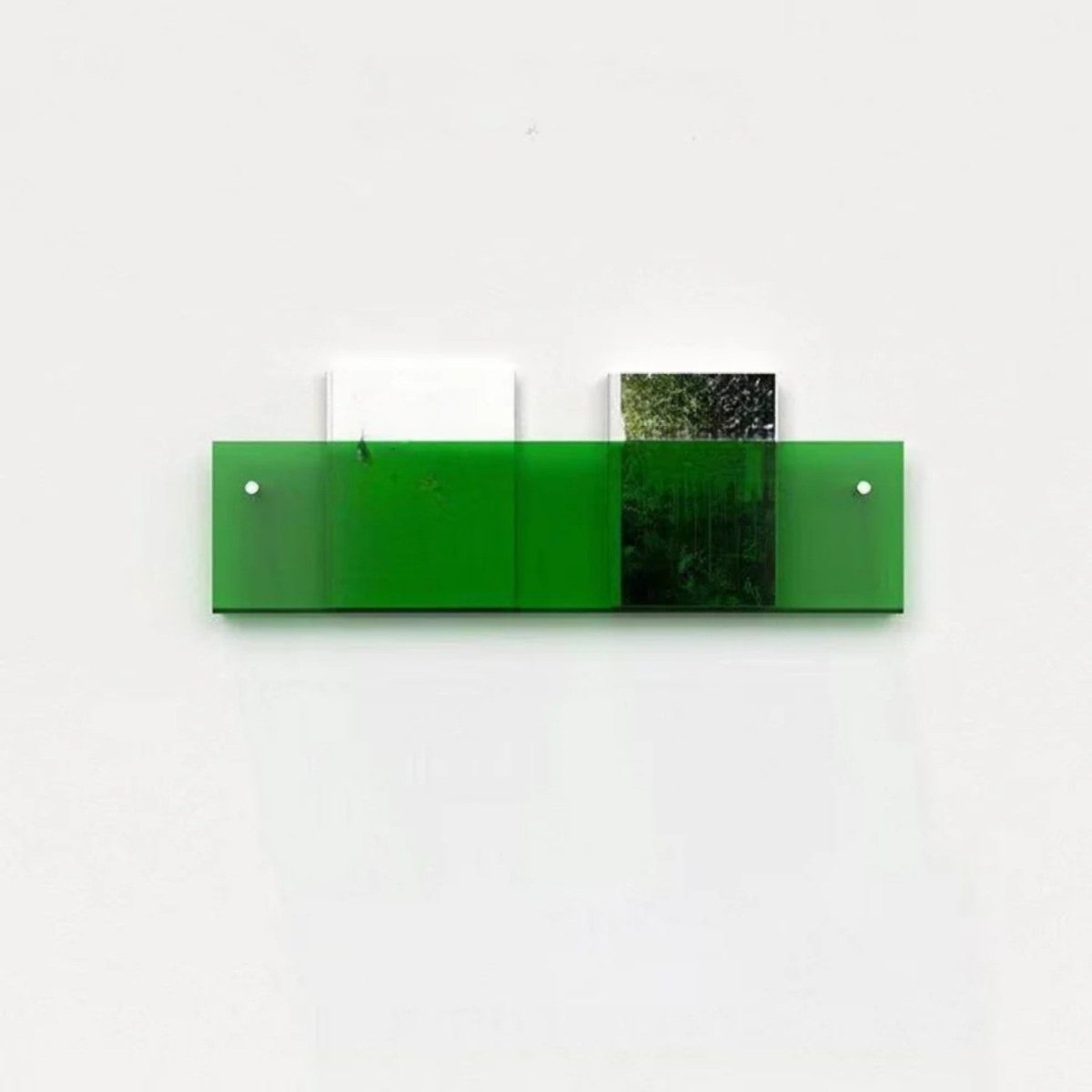 Clear Acrylic Floating Magazine Wall Shelf