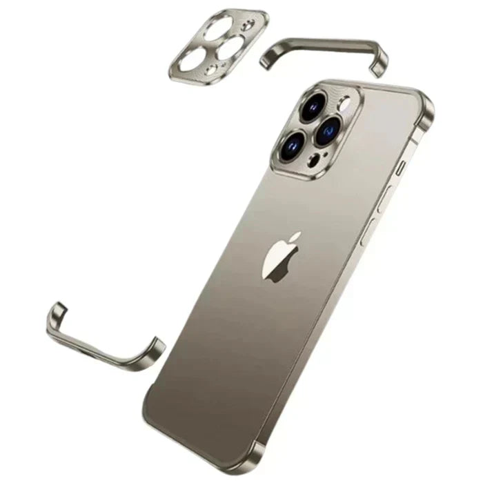 Slim Matte Metal-Finish iPhone Case