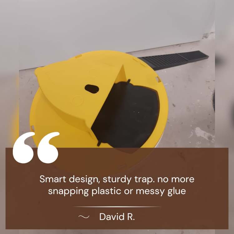 Hands-Free Smart Mouse Trap for Safe Rodent Control