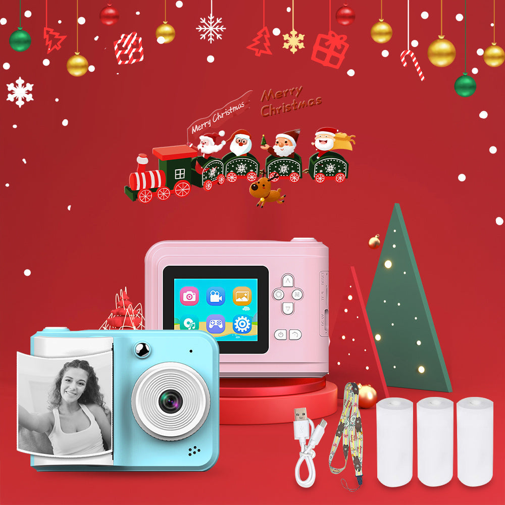 Portable Instant Print Camera with USB Power
