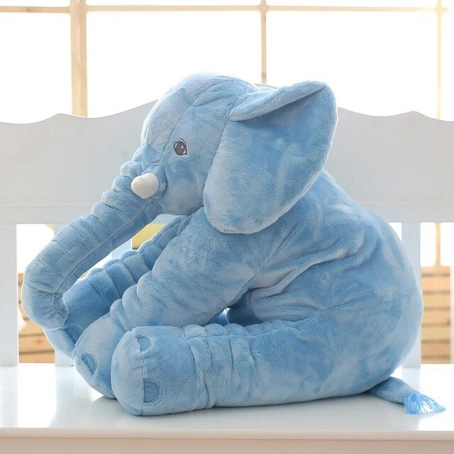 Soft Elephant Cuddle Pillow for Babies - Plush Security Companion