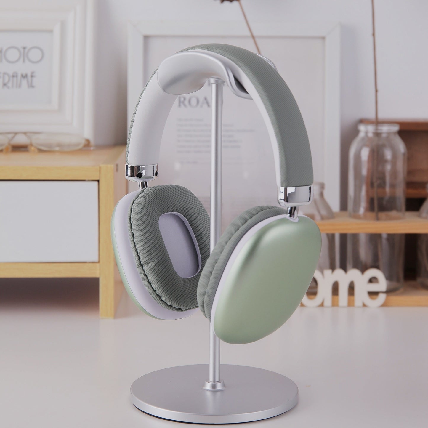 Wireless Over-Ear Headphones with Type-C Charging and Sound Isolation