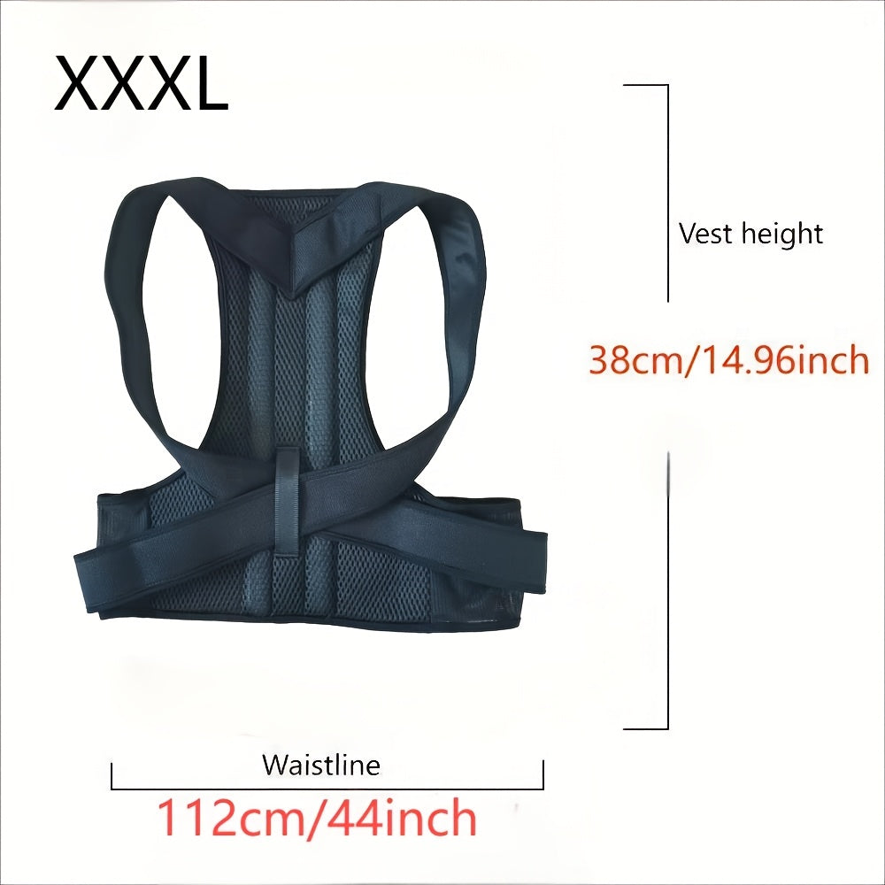 Adjustable Lightweight Back and Shoulder Posture Support Belt