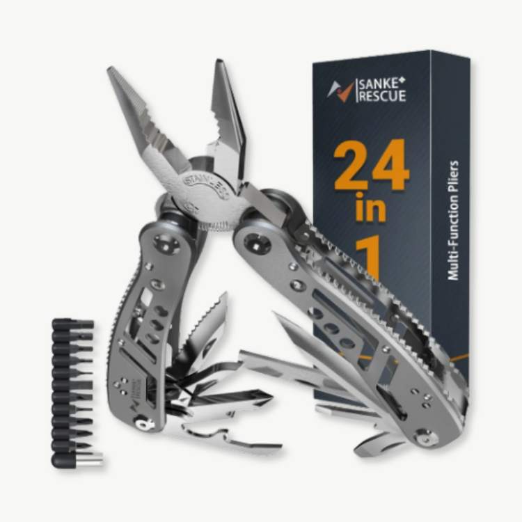 24-Tool Multifunctional Stainless Steel Wire Cutter