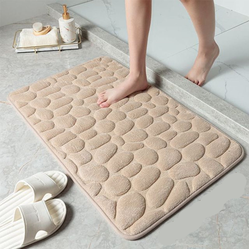 Non-Slip Coral Velvet Comfort Mat