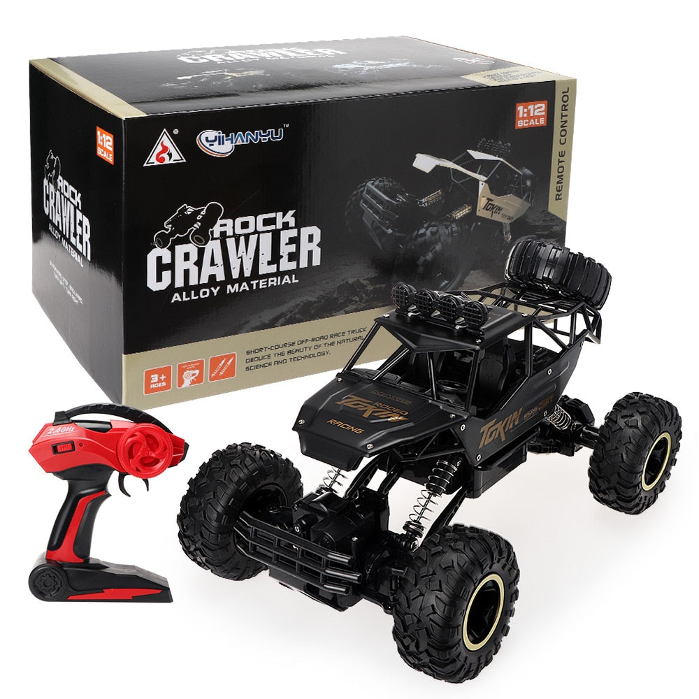 4x4 Remote Control Monster Truck with Shock Absorbing Suspension