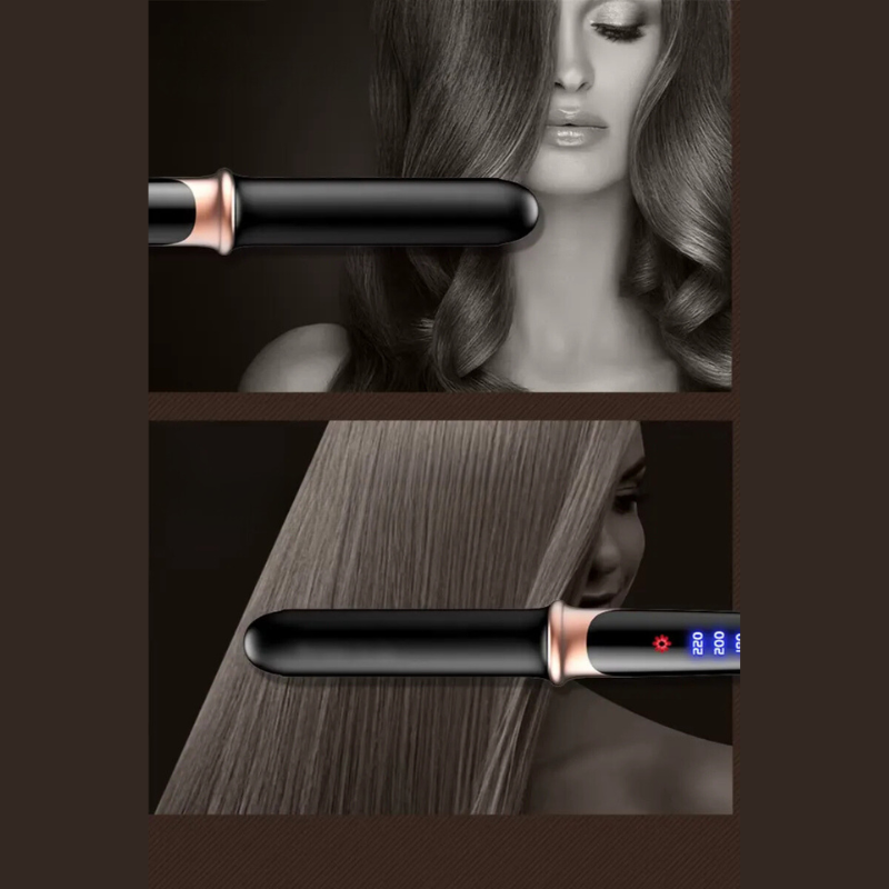 2-in-1 Ceramic Hair Straightener and Curler