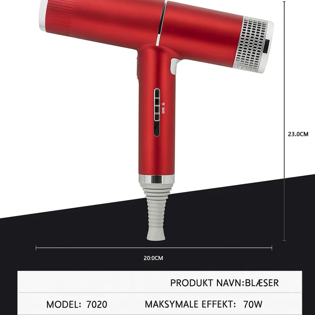 Lightweight Magnetic Hair Dryer with Ion Technology for Fast Drying and Styling